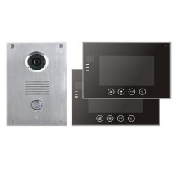 Video Türsprechanlage 2x 7"" TFT MONITOR VT551 + 2x VT670