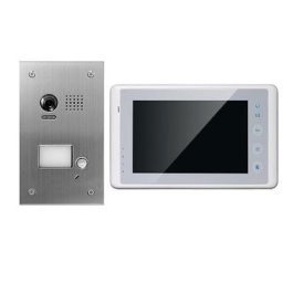 Video Türsprechanlage 2-Draht DT603fe1+DT27w 170 Grad Fischaugenobjektiv