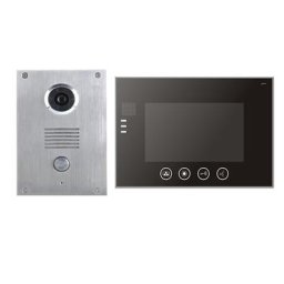 Video Türklingel Türsprechanlage Gegensprechanlage aus Edelstahl mit Elegantem 7"" LCD Monitor VT551 + VT670