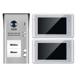 2-Familienhaus Videotürprechanlage DT617+2xDT27