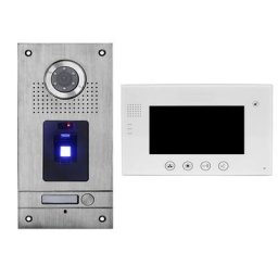 Video Türsprechanlage Fingerprint VT56 + VT670W Touchscreen