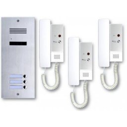 ES3A+ DJ4A Türsprechanlage Gegensprechanlage 3-Familienhaus 2Draht