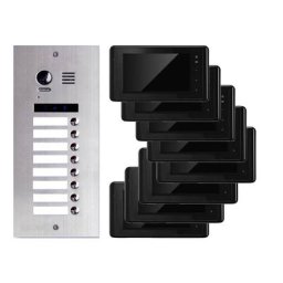 Video Türsprechanlage 8 familienhaus DTR-S8 + 8x DT6910