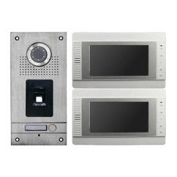 FINGERPRINT VIDEO TÜRSPRECHANLAGE VT56 + 2x VT32