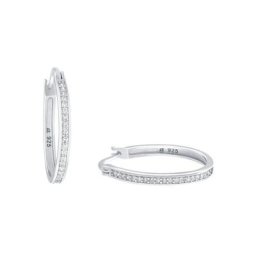 Amor Paar Creolen, 9958313 (2-tlg), mit Zirkonia