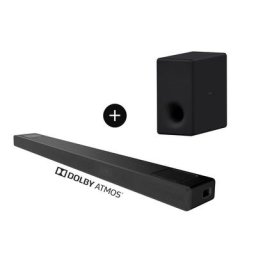 Sony HT-A5000 Premium + SA-SW3 Subwoofersystem - 5.1.2 Soundbar (360° Spatial Sound Mapping-Technologie, Acoustic Center Sync)