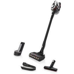 BOSCH Akku-Stielstaubsauger BKS8214W Unlimited Serie, 8 Gen2, beutellos, 45 Min Laufzeit, inkl. XXL-Polsterdüse und flexibler Fugendüse