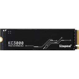 Kingston KC3000 PCIe 4.0 NVMe M.2 interne SSD (4096 GB) 7000 MB/S Lesegeschwindigkeit, 7000 MB/S Schreibgeschwindigkeit