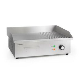 Grillmeile 3000GR Elektrogrill 3000W 54,5x35cm glatt/geriffelt - Silber - Klarstein