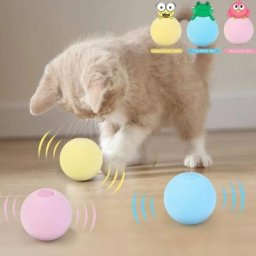 Elektrisches intelligentes Katzenspielzeug 3X interaktiver Ball Katzenminze