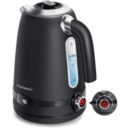 Loki - Retro Edelstahl Wasserkocher mit Temperatureinstellung 40-100 Grad, 1,7L, 7