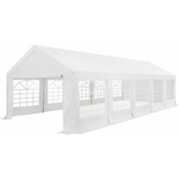 Partyzelt Gala 4 x 10 m - UV-Schutz Plane, flexible Seitenwände - Pavillon stabil, groß - Outdoor