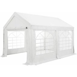 Partyzelt Gala 3 x 4 m - UV-Schutz Plane, flexible Seitenwände - Pavillon stabil, groß - Outdoor