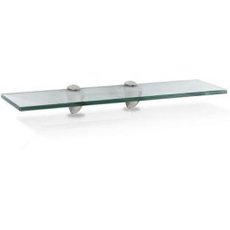 Glasregal Wandregale mit Halterung Glasboden Badregal Bad Ablage Glasablage Regal Glas Badablage