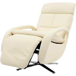 Relaxsessel HHG 399, Design Fernsehsessel TV-Sessel Liegesessel, Liegefunktion drehbar, Voll-Leder