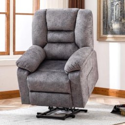 TV-Sessel Elektrische Aufstehhilfe Relaxsessel Fernsehsessel Massagesesel mit Liegefunktion,