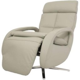 Relaxsessel HHG 399, Design Fernsehsessel TV-Sessel Liegesessel, Liegefunktion drehbar, Voll-Leder