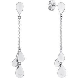 Damen Ohrhänger ""Sculptured Drops 35000068"", Edelstahl