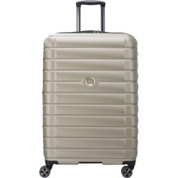 4-Rollen Trolley ""Delsey Shadow 5.0"", Kreuzspanngurte, Reißverschlussfach, TSA-Schloss, uni, 116 l, 75 cm