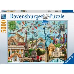 Puzzle ""Big City Collage"", 5000 Teile