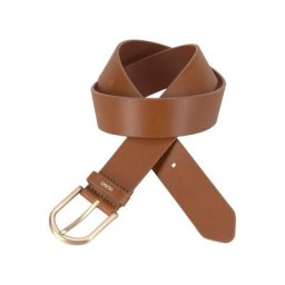 HUGO Ledergürtel Zoey Belt 3,5cm 10226192 01 mit kontrastfarbener Boss-Prägung am Verschluss