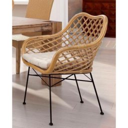 Home affaire Rattanstuhl (1 St), ohne Sitzkissen