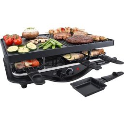 Steba Raclette RC 28, 8 Raclettepfännchen, 1400 W