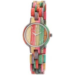 Adelia´s Quarzuhr Armbanduuhr Excellanc Damen Armbanduhr aus Holz / Holzarmbanduhr, Holzarmbanduhr