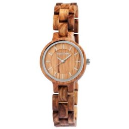 Adelia´s Quarzuhr Armbanduuhr Excellanc Damen Armbanduhr aus Holz / Holzarmbanduhr, Holzarmbanduhr