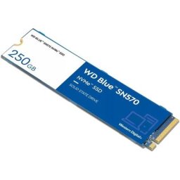 Western Digital WD Blue SN570 interne SSD (250 GB) 3300 MB/S Lesegeschwindigkeit, 1200 MB/S Schreibgeschwindigkeit