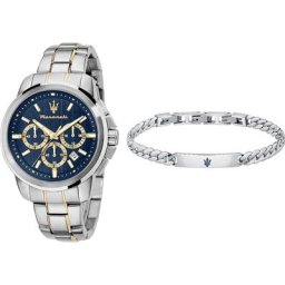 Maserati Uhren-Set Edelstahl Damenuhren Herren