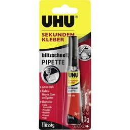 UHU Sekundenkleber Blitzschnell Pipette 10g