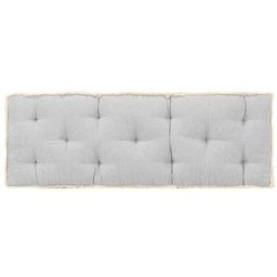 Palettensofa-Kissen Grau 120x40x7 cm Vidaxl Grau