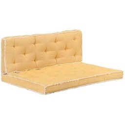 Vidaxl - 2-tlg. Palettenkissen-Set Gelb Gelb