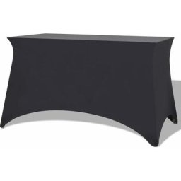 Stretch-Tischhusse 2 Stk. 183 x 76 x 74 cm Anthrazit Vidaxl Anthrazit