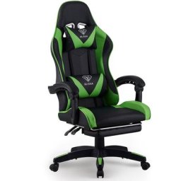Chefsessel Stuhl Home Office Chair Racing Bürostuhl Sportsitz Büro Stuhl, Schwarz / Grün