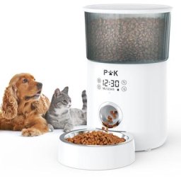 Automatischer Futterautomat Touch Futterspender Futterstation Futternapf mit 4 Liter für Haustier,