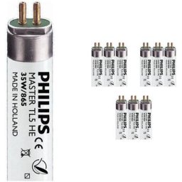 Mehrfachpackung 10x Philips master TL5 he 35W - 865 Tageslichtweiß 145cm - 6500K - Tageslichtweiß