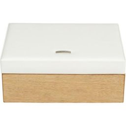 Schmuckkasten, Holz, Lederbezug, für Damen