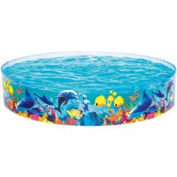 Bestway Planschbecken Fill‘N Fun Odyssey, ØxH: 244x46 cm