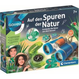Clementoni® Experimentierkasten Galileo, Auf den Spuren der Natur, Made in Europe