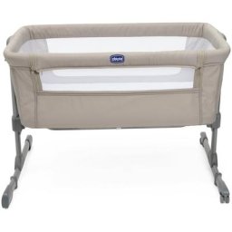 Chicco Beistellbett next2me essential, dune, Bezug teilweise aus recyceltem Material