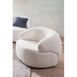 SalesFever Cocktailsessel, Bezug in Bouclé Optik