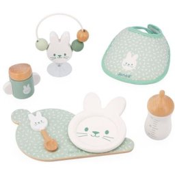 Janod Puppen Accessoires-Set Puppenbaby-Set - Zen, FSC®- schützt Wald - weltweit