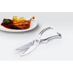 GSD HAUSHALTSGERÄTE Geflügelschere, formschön, ideal für Nutzung an Tisch und Tafel, Edelstahl