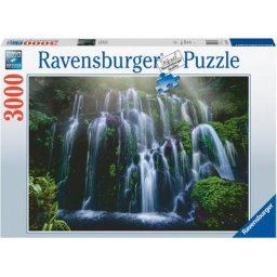 Ravensburger Puzzle Wasserfall auf Bali, 3000 Puzzleteile, Made in Germany, FSC® - schützt Wald - weltweit