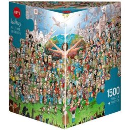 HEYE Puzzle All-Time Legends, 1500 Puzzleteile, Made in Europe