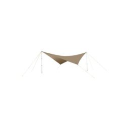 Jack Wolfskin Moonshadow freistehendes Sonnensegel one size braun sand dune