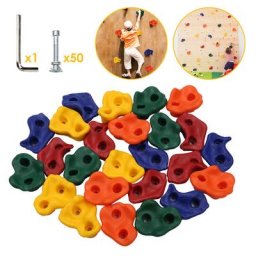Randaco - 30X Klettergriffe Kletterfelsen für Spielturm bis 200 kg Kletterwand Klettersteine
