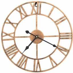Wanduhr Metall 40 cm Golden Vidaxl Gold